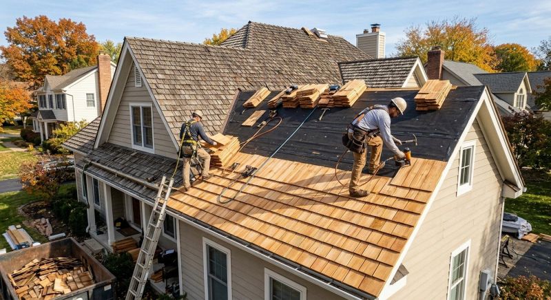 Wood Shake Roof Replacement in Plattsburgh, NY
