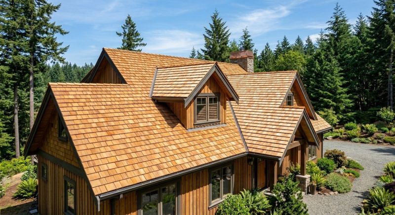 Cedar Roof Installation in Burlington, VT