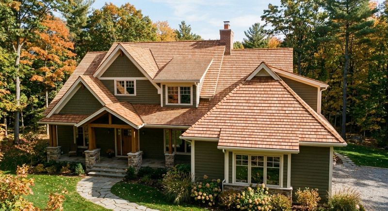 Cedar Roof Installation in Burlington, VT