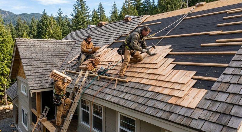 Cedar Roof Installation in Franklin County, VT