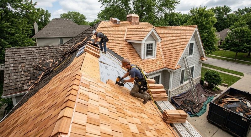 Cedar Roof Replacement in Colchester, VT