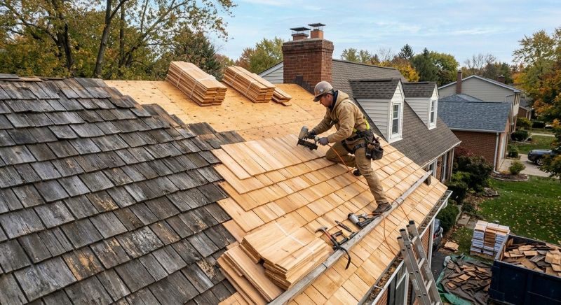 Cedar Roof Replacement in Plattsburgh, NY