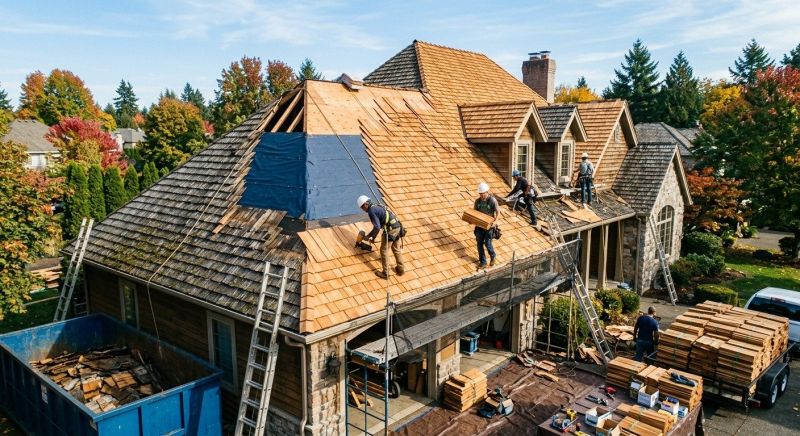 Cedar Shingles Replacement in Franklin County, VT