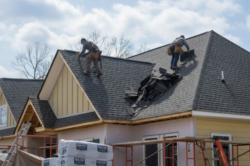 Damaged Roof Replacement in Burlington, VT
