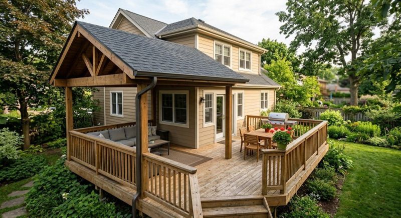 Deck Roof Construction in Saint Albans, VT