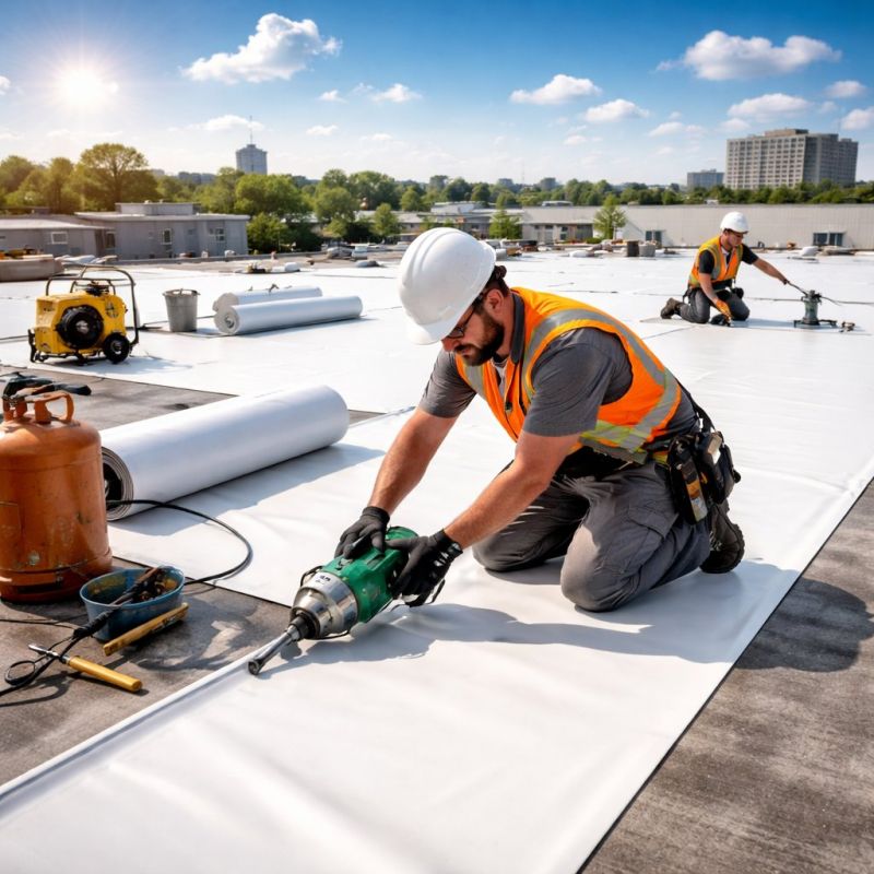 Epdm Roof Installation in Burlington, VT