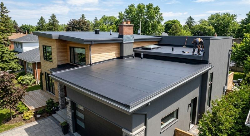 Epdm Roof Installation in Franklin, VT