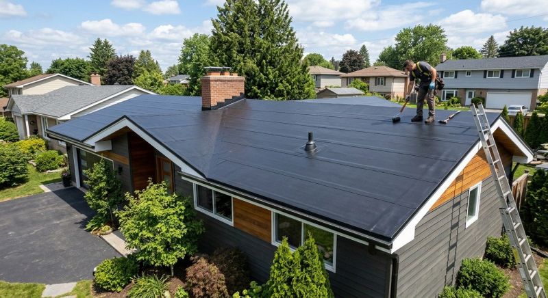 Epdm Roof Installation in Franklin, VT