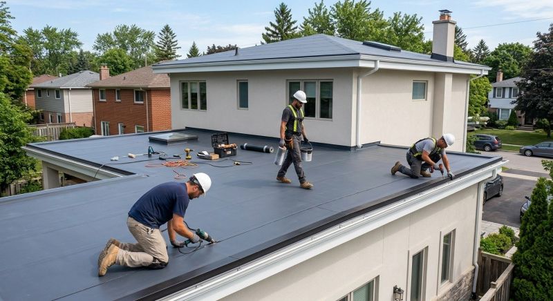 Epdm Roof Installation in Grand Isle, VT