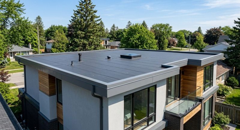Flat Roof Installation in Cambridge, VT