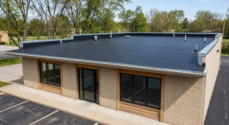Flat Roof Installation in South Burlington, VT
