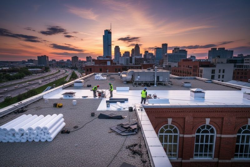 Flat Roof Replacement in Burlington, VT
