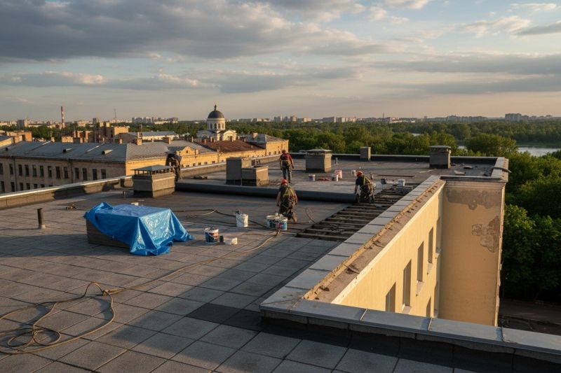Flat Roof Replacement in Chittenden County, VT