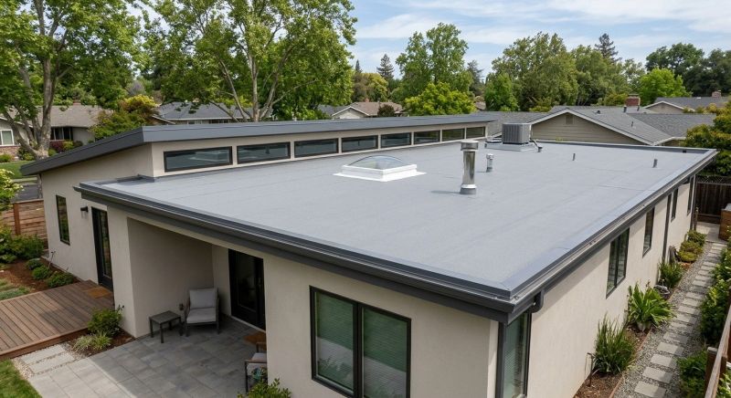 Flat Roof Replacement in Colchester, VT