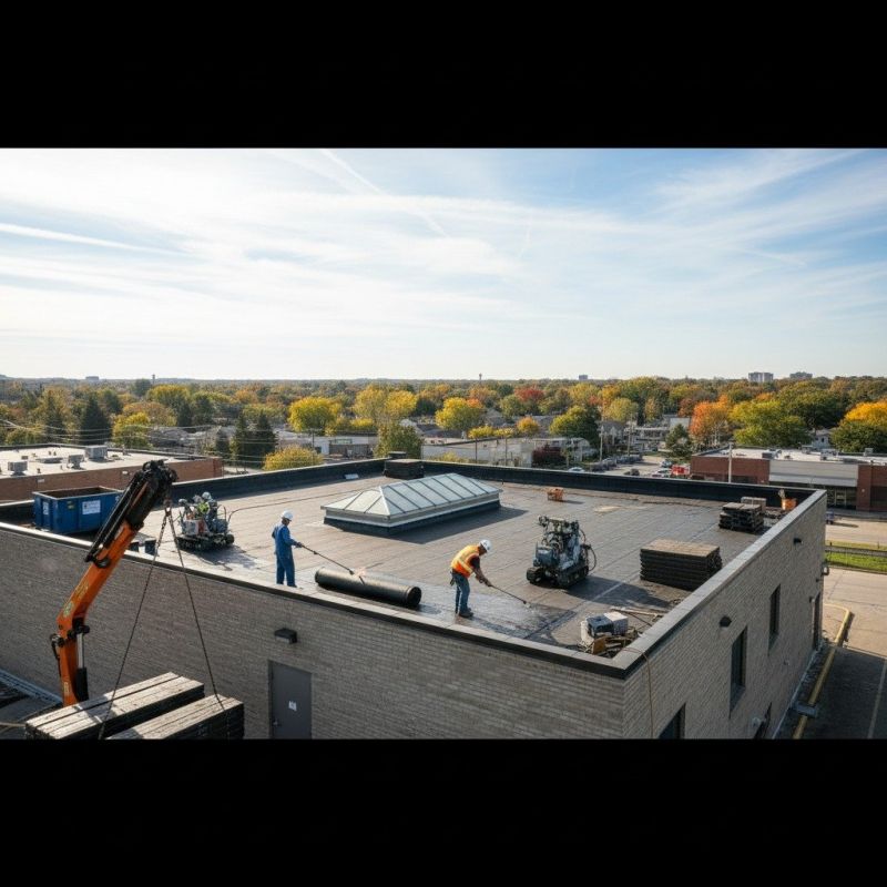 Flat Roof Replacement in Montgomery Center, VT