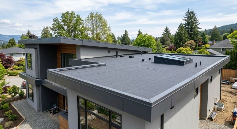 Flat Roof Replacement in Swanton, VT