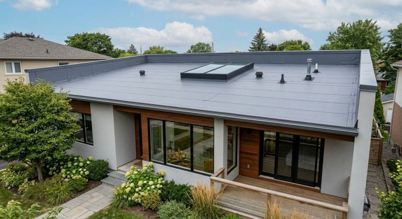 Flat Roof Replacement in Swanton, VT