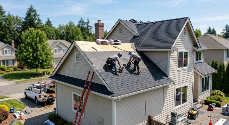 New Roof Installation in Saint Albans, VT