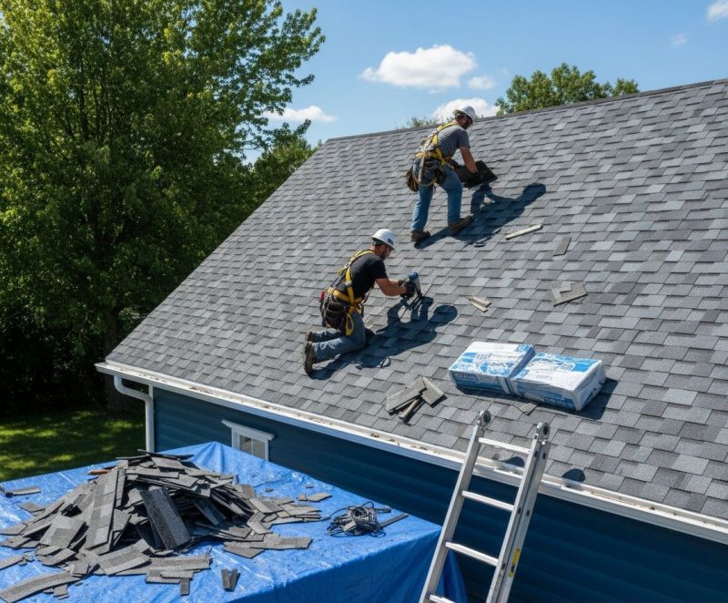 Roof Shingles Replacement in Jeffersonville, VT