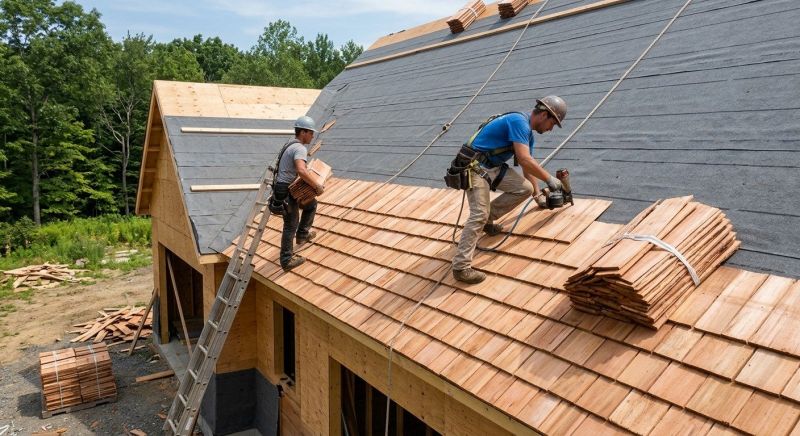 Shake Roof Replacement in South Burlington, VT