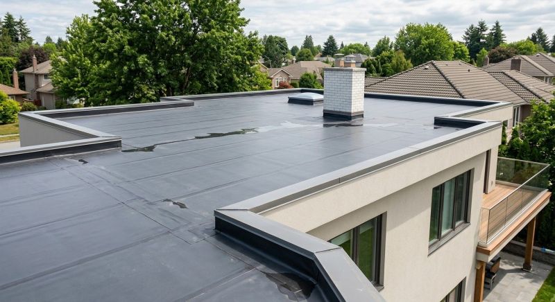Single Ply Roof Installation in Franklin, VT