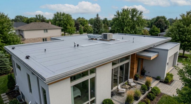 Single Ply Roof Installation in Richford, VT