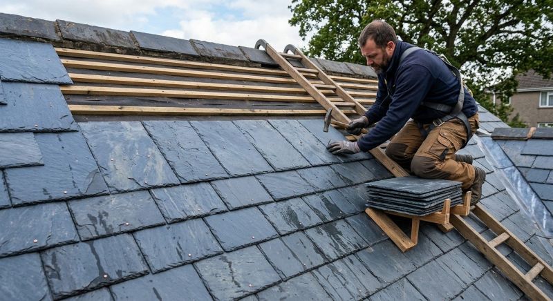 Slate Roof Construction in Grand Isle, VT