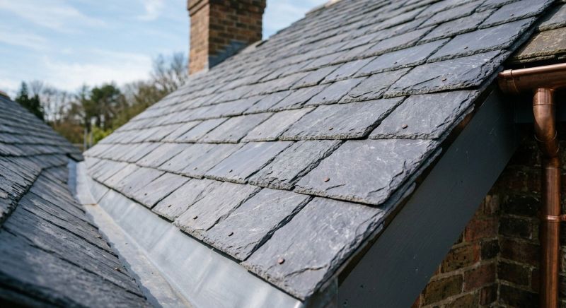 Slate Roof Construction in Jeffersonville, VT