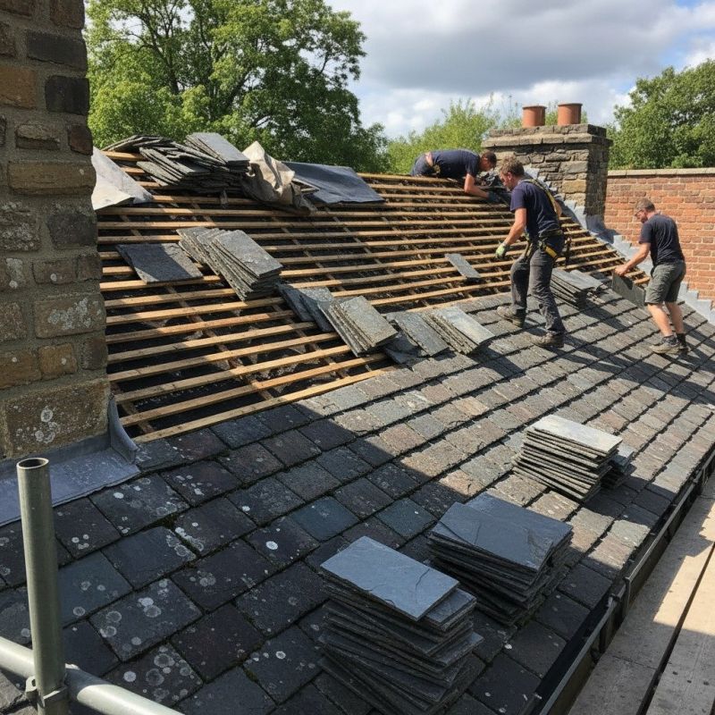 Slate Roof Replacement in Richford, VT