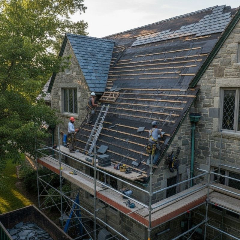 Slate Roof Replacement in South Burlington, VT