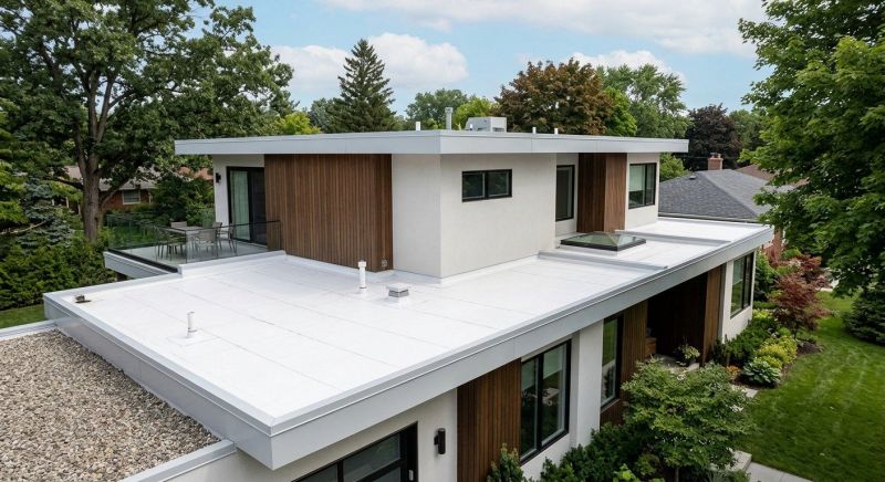 Tpo Roof Installation in Franklin, VT