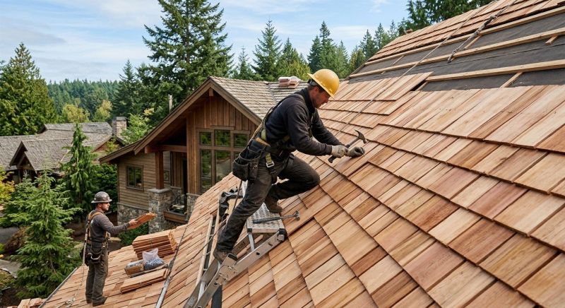 Wood Roofing Installation in Burlington, VT