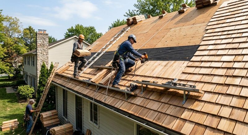 Wood Roofing Installation in Enosburg Falls, VT