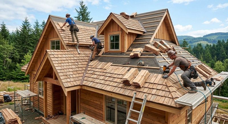 Wood Roofing Installation in Grand Isle, VT