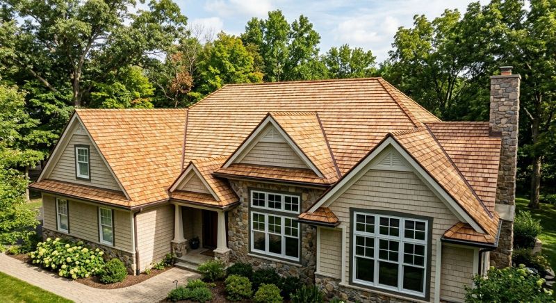 Wood Roofing Installation in Milton, VT